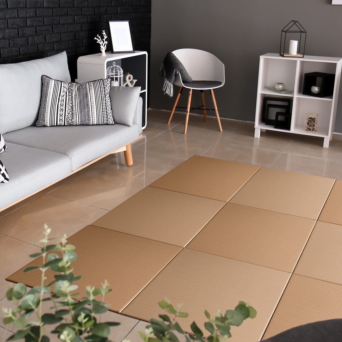 Japanese Tatami Mat - Seiryu Cocoa Brown (32.3