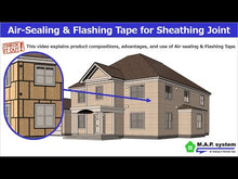 Load and play video in Gallery viewer, Air Sealing & Flashing Tape 3.9 inch x 66 ft