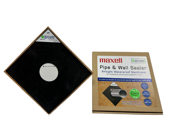 M.A.P. system Pipe & Wall Sealer: 1box (10 Sheets)