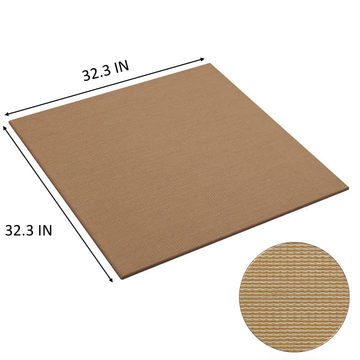 TATAMI Pilica ピリツァ×AR NEW YORK 40 Japanese Tatami Mat - Saien Brown (Flaxen Yellow & Grayish