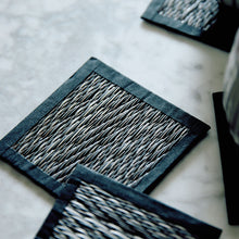 Load image into Gallery viewer, Tatami Omote Coasters - Midnight Wave
