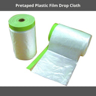 Pretaped Plastic Film Drop Cloth